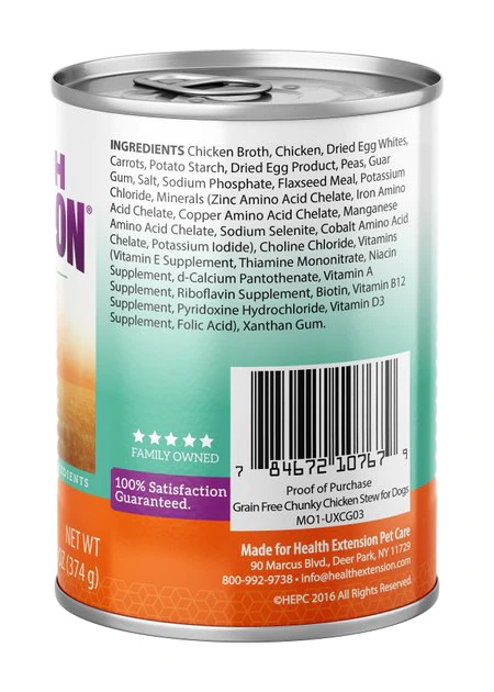 New โจ Health Extension Grain-Free Chunky Chicken Stew Canned ๐ถ Dog Food ๐ 2 New โจ Health Extension Grain-Free Chunky Chicken Stew Canned ๐ถ Dog Food ๐ - Image 2