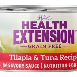 Best deal ๐ Health Extension Grain-Free Tilapia & Tuna Recipe Canned Cat Food ๐
