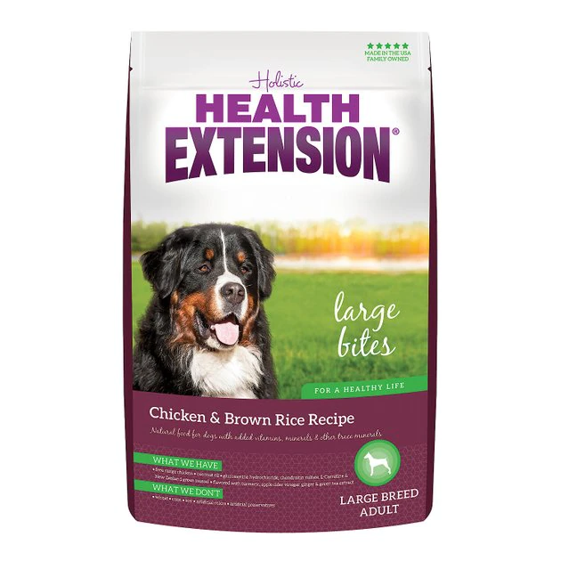 Promo 🤩 Health Extension Large Bites Chicken & Brown Rice Recipe Dry 🐶 Dog Food ✨ 1 Promo 🤩 Health Extension Large Bites Chicken & Brown Rice Recipe Dry 🐶 Dog Food ✨