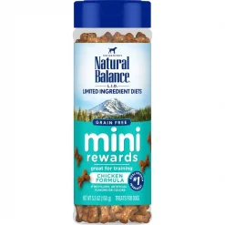 Promo 🔔 Natural Balance Limited Ingredient Diets Mini Rewards Chicken Formula 🐶 Dog Treats ✨