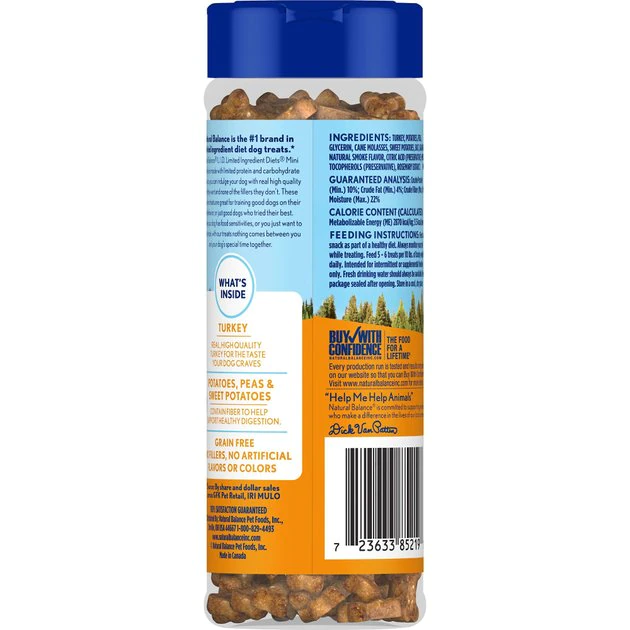 Best Pirce ๐งจ Natural Balance L.I.D. Limited Ingredient Diets Mini Rewards Turkey Formula ๐ถ Dog Treats ๐ 2 Best Pirce ๐งจ Natural Balance L.I.D. Limited Ingredient Diets Mini Rewards Turkey Formula ๐ถ Dog Treats ๐ - Image 2