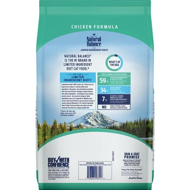 Best reviews of 🛒 Natural Balance L.I.D. Limited Ingredient Diets High Protein Chicken Formula Dry Cat Food ✔️ 2 Best reviews of 🛒 Natural Balance L.I.D. Limited Ingredient Diets High Protein Chicken Formula Dry Cat Food ✔️ - Image 2
