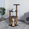 Cheap 🎁 Go Pet Club 46-in Faux Fur Cat Tree & Condo 😀