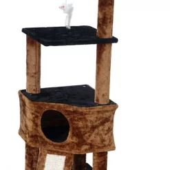 Cheap 🎁 Go Pet Club 46-in Faux Fur Cat Tree & Condo 😀 -Cheap Natural Balance Store 197648 PT2. SY630 V1587483270