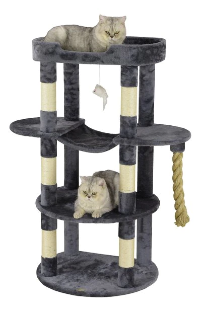 Flash Sale ✨ Go Pet Club 46-in Faux Fur Cat Tree ✔️ 1 Flash Sale ✨ Go Pet Club 46-in Faux Fur Cat Tree ✔️