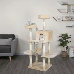Deals โ Go Pet Club 61.5-in Faux Fur Cat Tree & Condo ๐