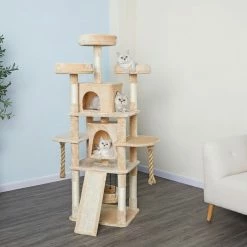 Best Pirce 😉 Go Pet Club 70-in Faux Fur Cat Tree & Condo 🥰