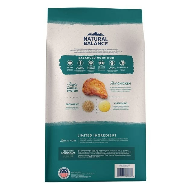Outlet ๐ Natural Balance Limited Ingredient Chicken & Brown Rice Recipe Dry ๐ฆฎ Dog Food ๐ฏ 3 Outlet ๐ Natural Balance Limited Ingredient Chicken & Brown Rice Recipe Dry ๐ฆฎ Dog Food ๐ฏ - Image 3