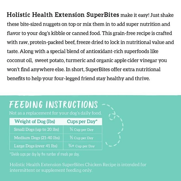Best Pirce π Health Extension Super Bites Chicken Recipe Freeze-Dried Raw π Dog Food Mixer β€οΈ 8 Best Pirce π Health Extension Super Bites Chicken Recipe Freeze-Dried Raw π Dog Food Mixer β€οΈ - Image 8