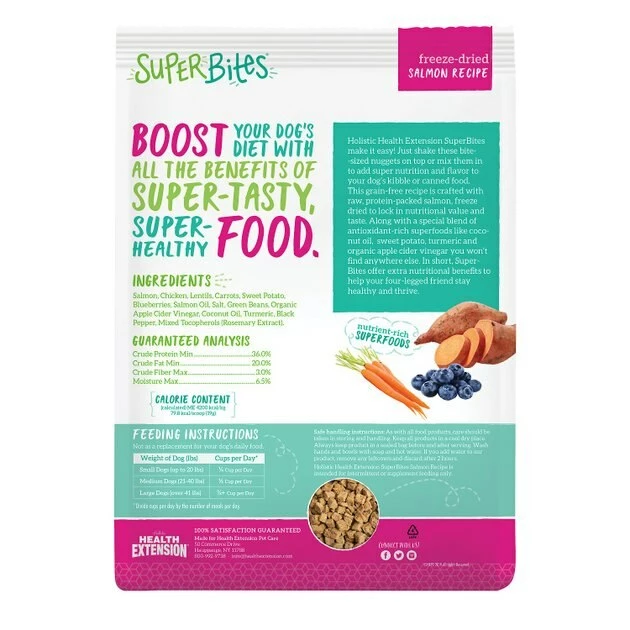 Flash Sale ๐งจ Health Extension Super Bites Salmon Recipe Freeze-Dried Raw ๐ Dog Food Mixer ๐ 2 Flash Sale ๐งจ Health Extension Super Bites Salmon Recipe Freeze-Dried Raw ๐ Dog Food Mixer ๐ - Image 2