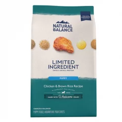 Best reviews of 🌟 Natural Balance Limited Ingredient Chicken & Brown Rice Puppy Recipe Dry 🦮 Dog Food ⭐