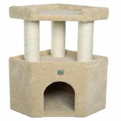 Cheap ⭐ Go Pet Club 27-in Premium Carpeted Large House Cat Tree Condo, Beige 💯 -Cheap Natural Balance Store 216932 pt2. SY630 V1579195161