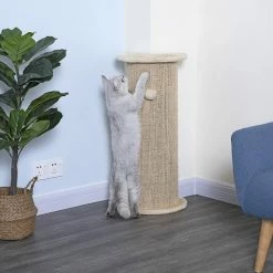 Deals โค๏ธ Go Pet Club 29-in Sisal Cat Scratching Post, Beige โจ