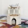 Promo 😉 Go Pet Club 32-in Large Perch Cat Tree Condo 🎁