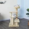 New 😍 Go Pet Club 40-in Premium Carpeted Cat Tree, Beige 🧨