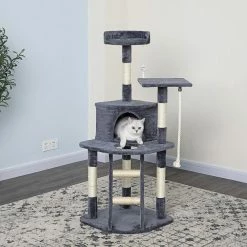 Best deal ๐ Go Pet Club 49-in Economical Sisal Posts Cat Tree Condo ๐ฏ