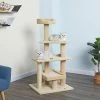 Flash Sale 🎁 Go Pet Club 52-in Premium Carpeted Cat Tree, Beige 🎁
