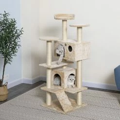 Outlet 🥰 Go Pet Club 53-in Cat Tree, Beige 🛒