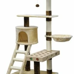 Best deal 💯 Go Pet Club 59-in IQ Busy Box Cat Condo, Beige ❤️ -Cheap Natural Balance Store 217080 pt2. SY630 V1579195385