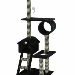 Cheap 🌟 Go Pet Club 60-in Sisal Posts Cat Tree Condo, Black 💯 -Cheap Natural Balance Store 217082 pt2. SY630 V1579195387