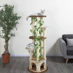 Brand new 😍 Go Pet Club 61-in Forest with Leaves Cat Tree, Beige/ Brown 😍