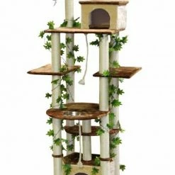 Coupon 🌟 Go Pet Club 85-in Forest with Leaves Cat Tree, Beige/ Brown ✨ -Cheap Natural Balance Store 217158 pt2. SY630 V1579195992