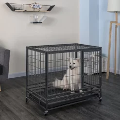Top 10 ⌛ Go Pet Club Heavy Duty Single Door Wire 🐶 Dog Crate, Metal 🎉