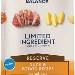 New ๐ Natural Balance Limited Ingredient Reserve Grain-Free Duck & Potato Puppy Recipe Dry ๐ฆฎ Dog Food โจ