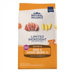 Discount โ Natural Balance Limited Ingredient Reserve Grain-Free Duck & Potato Small Breed Bites Recipe Dry ๐ Dog Food ๐