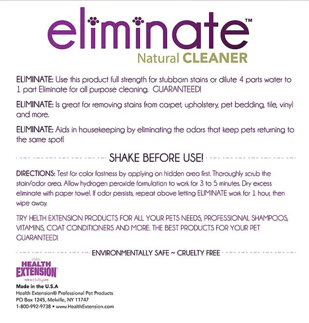 Promo ๐ Health Extension Eliminate Stains & Odors Remover, 32-oz bottle โ๏ธ 3 Promo ๐ Health Extension Eliminate Stains & Odors Remover, 32-oz bottle โ๏ธ - Image 3