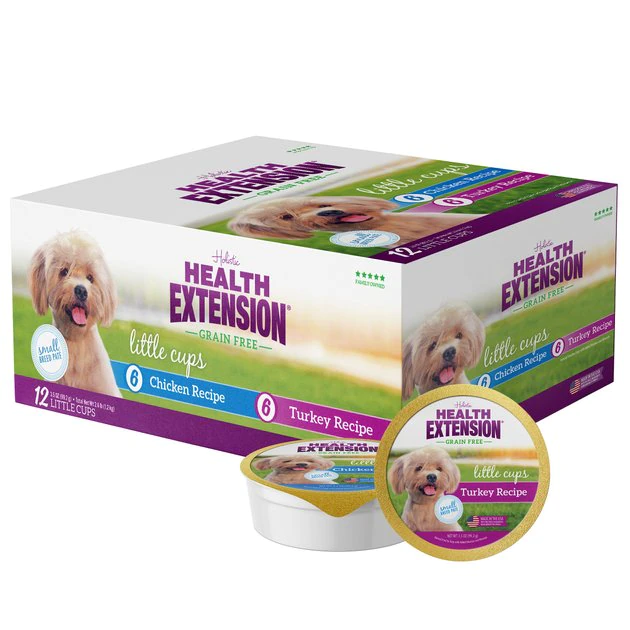 Hot Sale โจ Health Extension Little Cups Chicken & Turkey Recipe Variety Pack Small Breed Grain-Free Wet Puppy Food, 3.5-oz, case of 12 ๐ 1 Hot Sale โจ Health Extension Little Cups Chicken & Turkey Recipe Variety Pack Small Breed Grain-Free Wet Puppy Food, 3.5-oz, case of 12 ๐