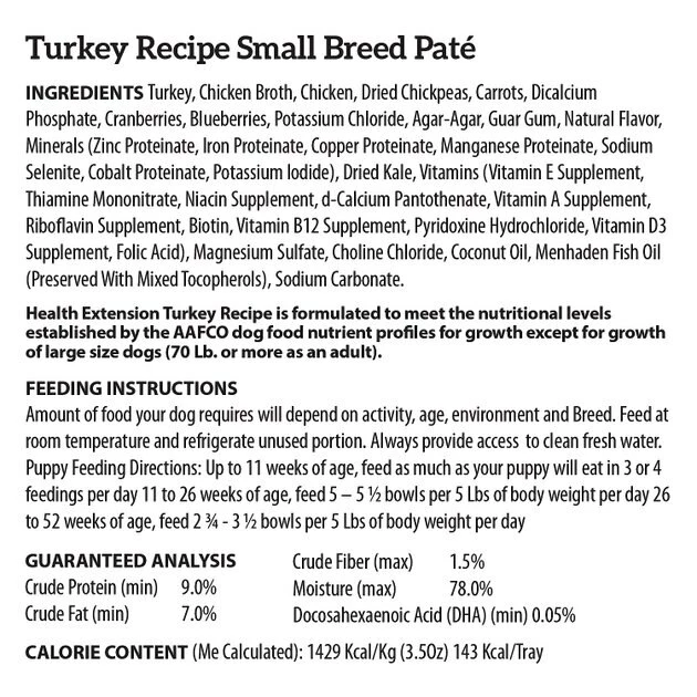 Hot Sale โจ Health Extension Little Cups Chicken & Turkey Recipe Variety Pack Small Breed Grain-Free Wet Puppy Food, 3.5-oz, case of 12 ๐ 7 Hot Sale โจ Health Extension Little Cups Chicken & Turkey Recipe Variety Pack Small Breed Grain-Free Wet Puppy Food, 3.5-oz, case of 12 ๐ - Image 7