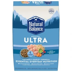 Coupon 🎁 Natural Balance Original Ultra Chicken & Barley Formula Dry 🐕 Dog Food ⌛