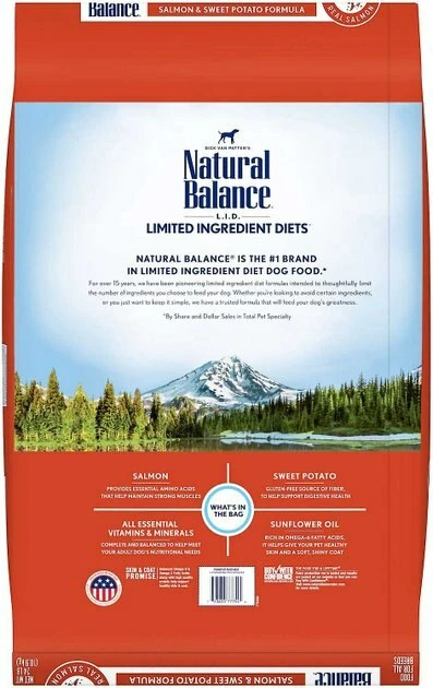 Cheapest ✔️ Natural Balance L.I.D. Limited Ingredient Diets Grain-Free Salmon & Sweet Potato Formula Dry Food + Sweet Potato & Fish Formula 🦮 Dog Treats 😉 3 Cheapest ✔️ Natural Balance L.I.D. Limited Ingredient Diets Grain-Free Salmon & Sweet Potato Formula Dry Food + Sweet Potato & Fish Formula 🦮 Dog Treats 😉 - Image 3