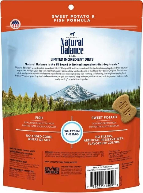 Cheapest ✔️ Natural Balance L.I.D. Limited Ingredient Diets Grain-Free Salmon & Sweet Potato Formula Dry Food + Sweet Potato & Fish Formula 🦮 Dog Treats 😉 6 Cheapest ✔️ Natural Balance L.I.D. Limited Ingredient Diets Grain-Free Salmon & Sweet Potato Formula Dry Food + Sweet Potato & Fish Formula 🦮 Dog Treats 😉 - Image 6