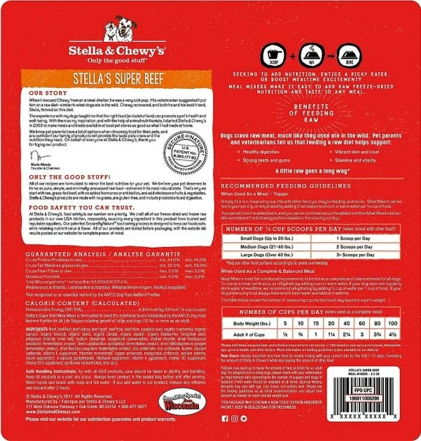 Best Pirce ๐ Natural Balance||Stella & Chewy's Natural Balance L.I.D. Limited Ingredient Diets Small Breed Bites Grain-Free Chicken & Sweet Potato Formula Dry Food + Stella & Chewy's Stella's Super Beef Meal Mixers Freeze-Dried Raw ๐ถ Dog Food Topper ๐ 6 Best Pirce ๐ Natural Balance||Stella & Chewy's Natural Balance L.I.D. Limited Ingredient Diets Small Breed Bites Grain-Free Chicken & Sweet Potato Formula Dry Food + Stella & Chewy's Stella's Super Beef Meal Mixers Freeze-Dried Raw ๐ถ Dog Food Topper ๐ - Image 6