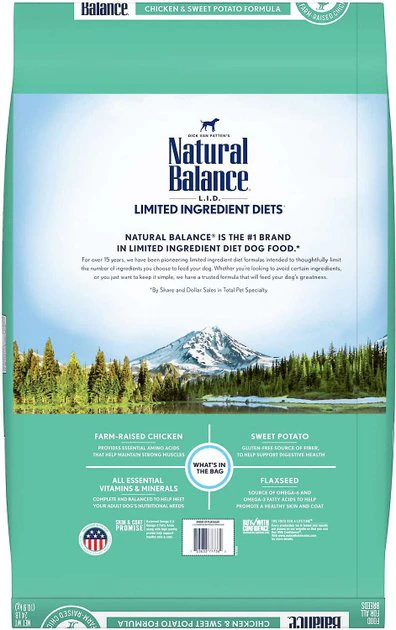 Best deal ๐ Natural Balance||American Journey Natural Balance L.I.D. Limited Ingredient Diets Grain-Free Chicken & Sweet Potato Formula Dry ๐ฆฎ Dog Food, 24-lb bag + American Journey Limited Ingredient Diet Chicken & Sweet Potato Recipe Grain-Free Canned ๐ฆฎ Dog Food, 12.5-oz, case of 12 ๐ 3 Best deal ๐ Natural Balance||American Journey Natural Balance L.I.D. Limited Ingredient Diets Grain-Free Chicken & Sweet Potato Formula Dry ๐ฆฎ Dog Food, 24-lb bag + American Journey Limited Ingredient Diet Chicken & Sweet Potato Recipe Grain-Free Canned ๐ฆฎ Dog Food, 12.5-oz, case of 12 ๐ - Image 3