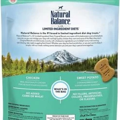 Brand new 💯 Natural Balance L.I.D. Limited Ingredient Diets Grain-Free Chicken & Sweet Potato Formula Dry 🐶 Dog Food, 24-lb bag + Natural Balance L.I.T. Limited Ingredient Grain-Free Treats Sweet Potato & Chicken Formula 🐶 Dog Treats, Regular, 14-oz bag 🤩 -Cheap Natural Balance Store 298230 PT5. SY630 V1621306931