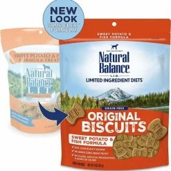 Best Sale 👏 Natural Balance L.I.D. Limited Ingredient Diets Sweet Potato & Fish Formula Grain-Free Canned 🐕 Dog Food, 13-oz, case of 12 + Natural Balance L.I.T. Limited Ingredient Grain-Free Treats Sweet Potato & Fish Formula 🐕 Dog Treats, Regular, 14-oz bag 🔥 -Cheap Natural Balance Store 298240 PT6. SY630 V1621303946