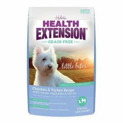 Promo โญ Health Extension Little Bites Grain-Free Chicken & Turkey Recipe Dry ๐ฆฎ Dog Food ๐