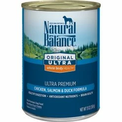 Top 10 💯 Natural Balance Original Ultra Premium Whole Body Health Chicken, Salmon & Duck Formula Canned 🐶 Dog Food ✨