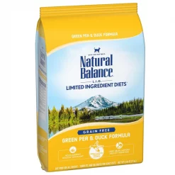 New ⭐ Natural Balance L.I.D. Limited Ingredient Diets Green Pea & Duck Formula Grain-Free Dry Cat Food 👏