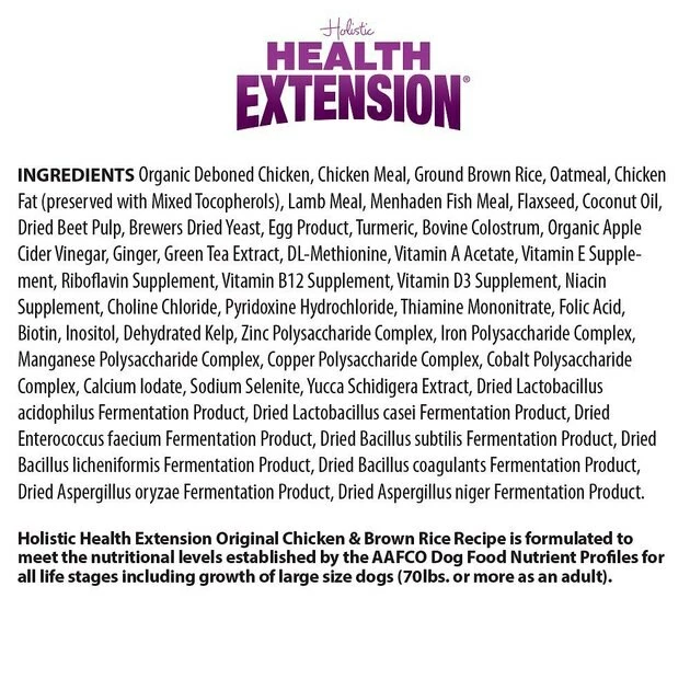 Outlet ๐ Health Extension Original Chicken & Brown Rice Recipe Dry Food+ Super Bites Beef Recipe Freeze-Dried Raw ๐ฆฎ Dog Food Mixer ๐ 4 Outlet ๐ Health Extension Original Chicken & Brown Rice Recipe Dry Food+ Super Bites Beef Recipe Freeze-Dried Raw ๐ฆฎ Dog Food Mixer ๐ - Image 4