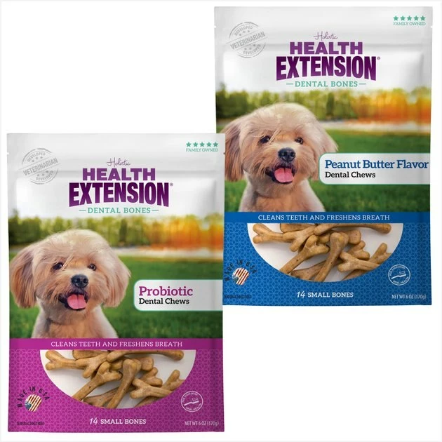 Best reviews of 😍 Health Extension Probiotic Yogurt + Peanut Butter Flavored Small Dental 🐶 Dog Treats ✨ 1 Best reviews of 😍 Health Extension Probiotic Yogurt + Peanut Butter Flavored Small Dental 🐶 Dog Treats ✨