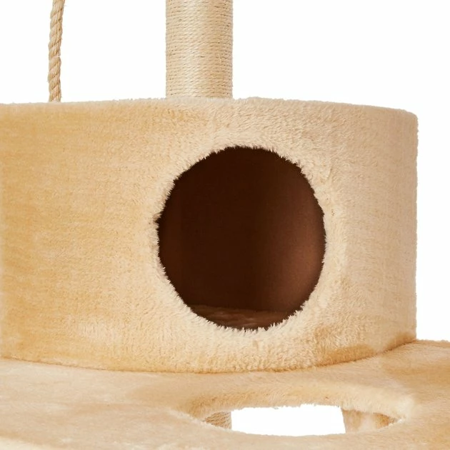 Budget 😉 Go Pet Club 48-in Classic Sisal Posts Cat Tree Condo ⌛ 4 Budget 😉 Go Pet Club 48-in Classic Sisal Posts Cat Tree Condo ⌛ - Image 4