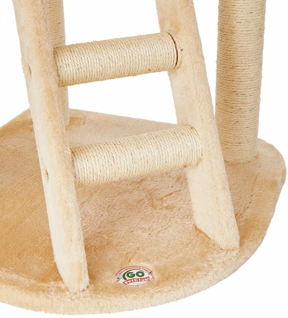 Budget 😉 Go Pet Club 48-in Classic Sisal Posts Cat Tree Condo ⌛ 6 Budget 😉 Go Pet Club 48-in Classic Sisal Posts Cat Tree Condo ⌛ - Image 6