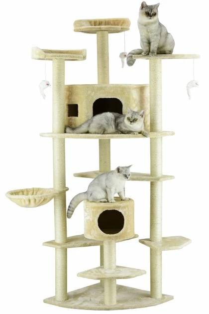 Buy ๐ฏ Go Pet Club 80-in Faux Fur Cat Tree & Condo ๐คฉ 2 Buy ๐ฏ Go Pet Club 80-in Faux Fur Cat Tree & Condo ๐คฉ - Image 2