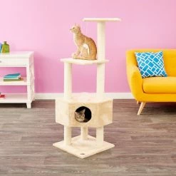 Top 10 👍 Go Pet Club 51-in Faux Fur Cat Tree & Condo ⭐
