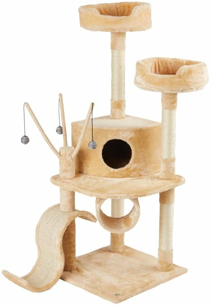 Outlet 🛒 Go Pet Club 55-in Slide Cat Tree ❤️ 2 Outlet 🛒 Go Pet Club 55-in Slide Cat Tree ❤️ - Image 2