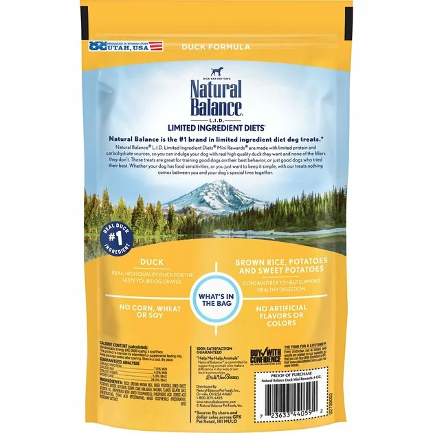 Wholesale โ Natural Balance Limited Ingredient Diets Mini-Rewards Duck Formula ๐ฆฎ Dog Treats ๐ 2 Wholesale โ Natural Balance Limited Ingredient Diets Mini-Rewards Duck Formula ๐ฆฎ Dog Treats ๐ - Image 2